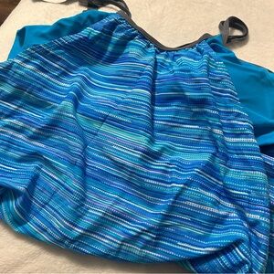 NEW: Blue and Grey Bathing Suit